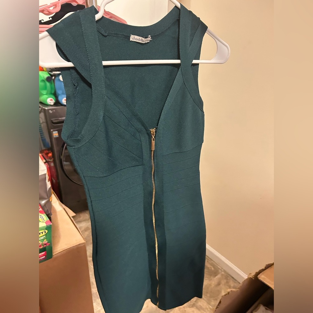 Green Tight Cocktail Dress